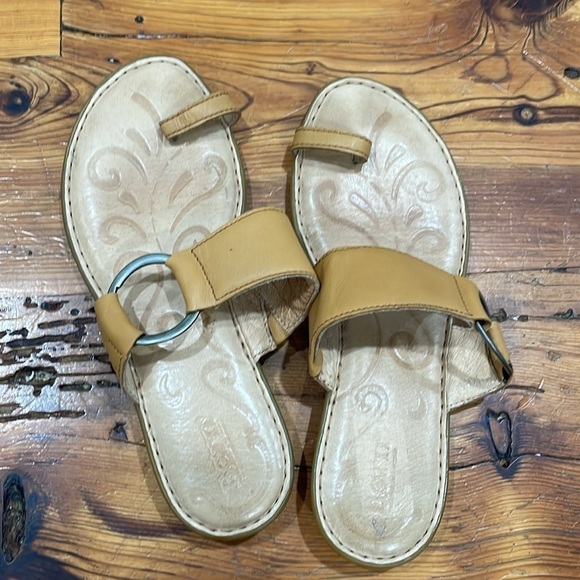 Born leather tan sandals shoes size 9 - Picture 4 of 7